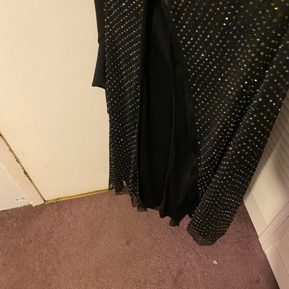 Prom dress, sequence, black size 10